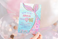 Load image into Gallery viewer, Mermaid Birthday Invite