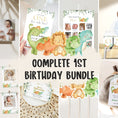 Load image into Gallery viewer, Dinosaur 1st Birthday Bundle