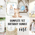 Load image into Gallery viewer, Teddy Bear 1st Birthday Bundle