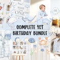 Load image into Gallery viewer, Sea 1st Birthday Bundle