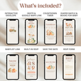Load image into Gallery viewer, Fall Pumpkin Baby Shower Invitation Website