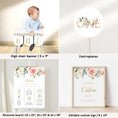 Load image into Gallery viewer, Blush Pink Floral 1st Birthday Bundle