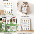 Load image into Gallery viewer, Colorful Animals 1st Birthday Bundle