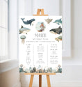 Load image into Gallery viewer, Sea Animals Baby Milestone Board