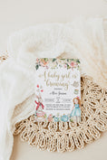 Load image into Gallery viewer, Alice in Wonderland Baby Shower Invite