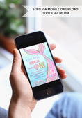 Load image into Gallery viewer, Mermaid Birthday Invite
