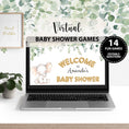 Load image into Gallery viewer, Elephant Virtual Baby Shower Games