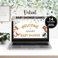 Load image into Gallery viewer, Woodland Baby Shower Games