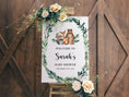 Load image into Gallery viewer, Woodland Animals Baby Shower Welcome Sign