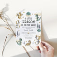 Load image into Gallery viewer, Dragon Baby Shower Invite