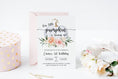 Load image into Gallery viewer, Floral Pumpkin Birthday Invite