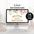 Load image into Gallery viewer, Floral Virtual Baby Shower Games