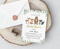 Load image into Gallery viewer, Woodland Baby Shower Invite & Games