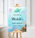 Load image into Gallery viewer, Under the Sea Baby Shower Welcome Sign