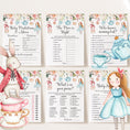 Load image into Gallery viewer, 14 Alice in Wonderland Baby Shower Games