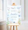 Load image into Gallery viewer, Sea Baby Shower Welcome Sign
