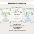Load image into Gallery viewer, Dinosaur Baby Shower Invite