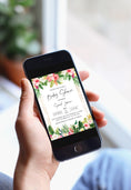 Load image into Gallery viewer, Tropical Floral Baby Shower Invite