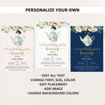 Load image into Gallery viewer, Floral Tea Party Baby Shower Invite