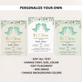 Load image into Gallery viewer, Twin Trex Baby Shower Invite