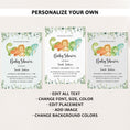 Load image into Gallery viewer, Dinosaur Baby Shower Invite