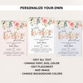 Load image into Gallery viewer, Floral Baby Shower Invite
