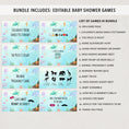 Load image into Gallery viewer, Under the Sea Virtual Baby Shower Games