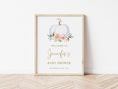 Load image into Gallery viewer, Floral Pumpkin Baby Shower Welcome Sign