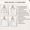 Load image into Gallery viewer, 12 Elf Holiday Games Bundle