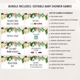 Load image into Gallery viewer, Tropical Virtual Baby Shower Games