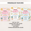 Load image into Gallery viewer, Pool Party Baby Shower Invite