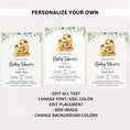 Load image into Gallery viewer, Sloth Family Baby Shower Invite