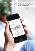 Load image into Gallery viewer, Winter Animals Baby Shower Invite & Games