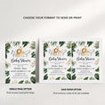 Load image into Gallery viewer, Safari Baby Shower Invite