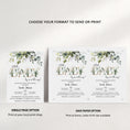 Load image into Gallery viewer, Greenery Baby Shower Invite