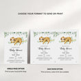 Load image into Gallery viewer, Sloth Baby Shower Invite