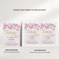 Load image into Gallery viewer, Butterflies Baby Shower Invite