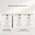 Load image into Gallery viewer, Floral Tea Party Baby Shower Invite