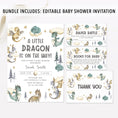 Load image into Gallery viewer, Complete Dragon Baby Shower Bundle