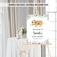 Load image into Gallery viewer, Complete Girl Sloth Baby Shower Bundle