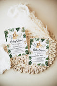 Load image into Gallery viewer, Safari Baby Shower Invite