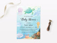 Load image into Gallery viewer, Under the Sea Baby Shower Invite & Games
