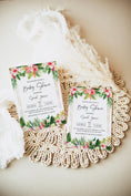 Load image into Gallery viewer, Tropical Floral Baby Shower Invite