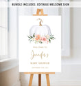 Load image into Gallery viewer, Complete Floral Pumpkin Baby Shower Bundle