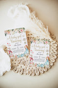 Load image into Gallery viewer, Alice in Wonderland Baby Shower Invite