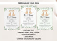 Load image into Gallery viewer, Twin Giraffes Baby Shower Invite & Games Bundle