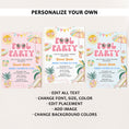 Load image into Gallery viewer, Pool Party Baby Shower Invite & Games