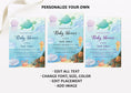 Load image into Gallery viewer, Under the Sea Baby Shower Invite & Games