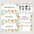 Load image into Gallery viewer, Dinosaur Virtual Baby Shower Games