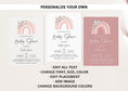 Load image into Gallery viewer, Rainbow Baby Shower Invite & Games